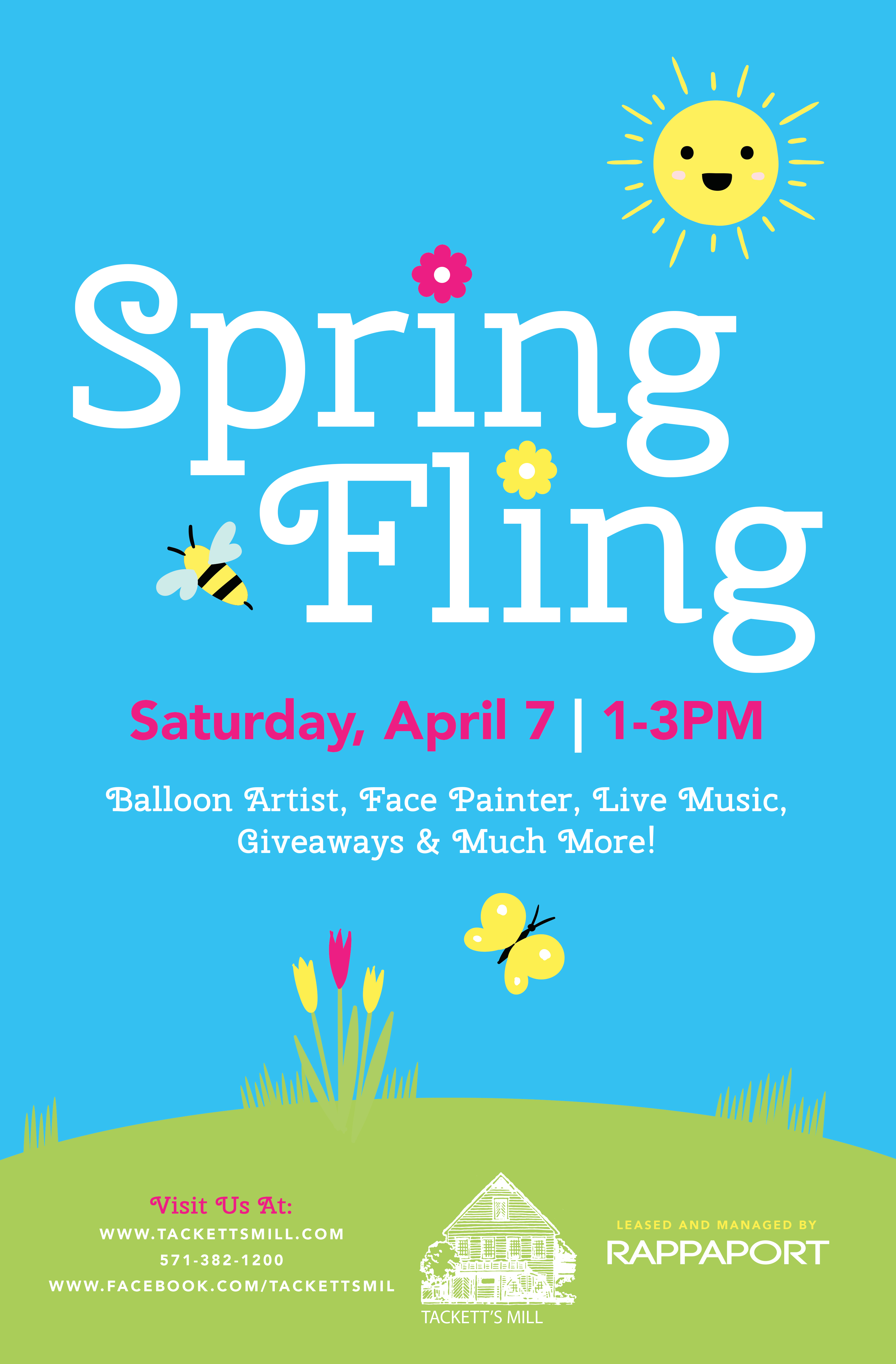 Spring Fling 2018 Poster | Tackett's Mill